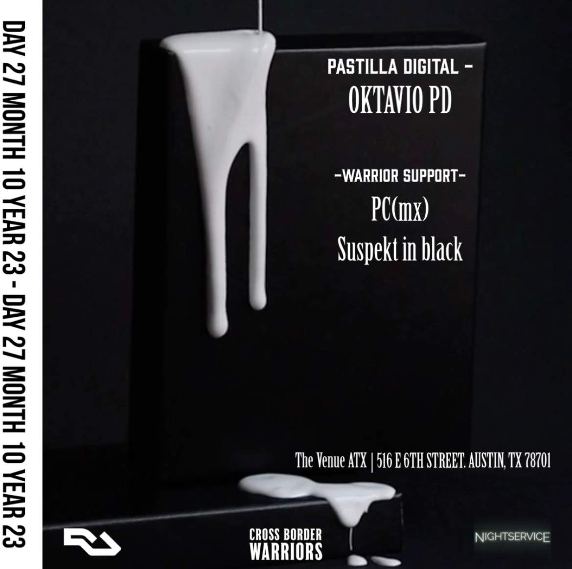 Pastilla Digital _ Oktavio PD [Warrior Support] - PC(mx) / Suspekt in black  - Página frontal