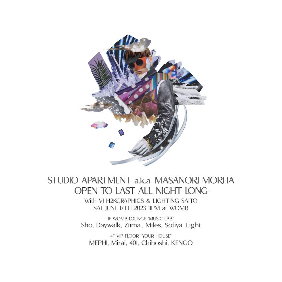 STUDIO APARTMENT a.k.a. MASANORI MORITA -OPEN TO LAST ALL NIGHT