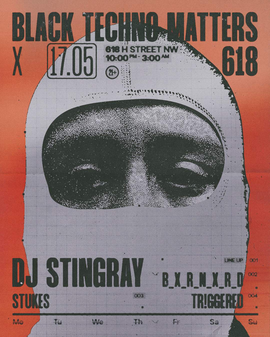 618 x Black Techno Matters pres. DJ Stingray at 618 DC