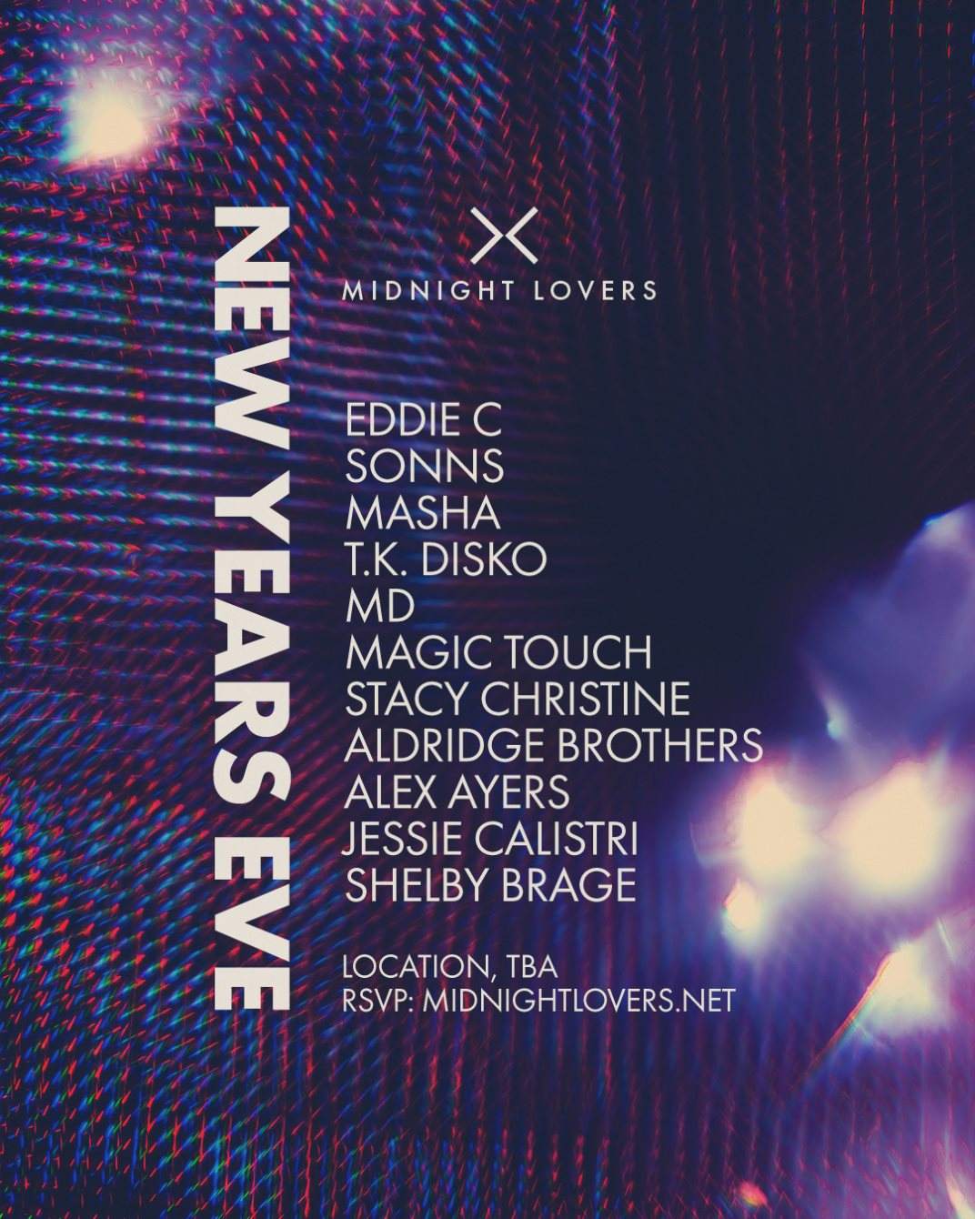 Midnight Lovers NYE / NYD [It's A Family Affair] - フライヤー裏