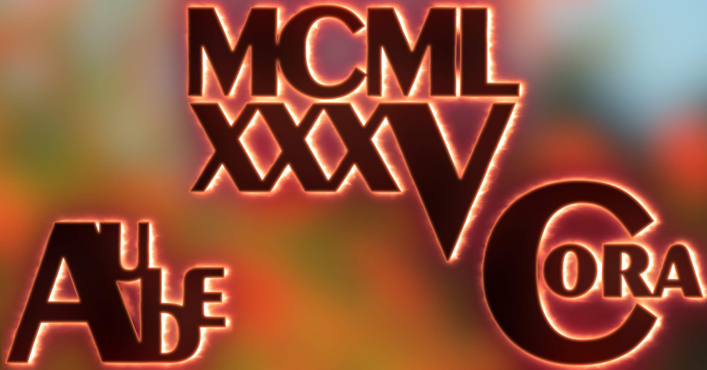 Motel x MCMLXXXV - フライヤー表