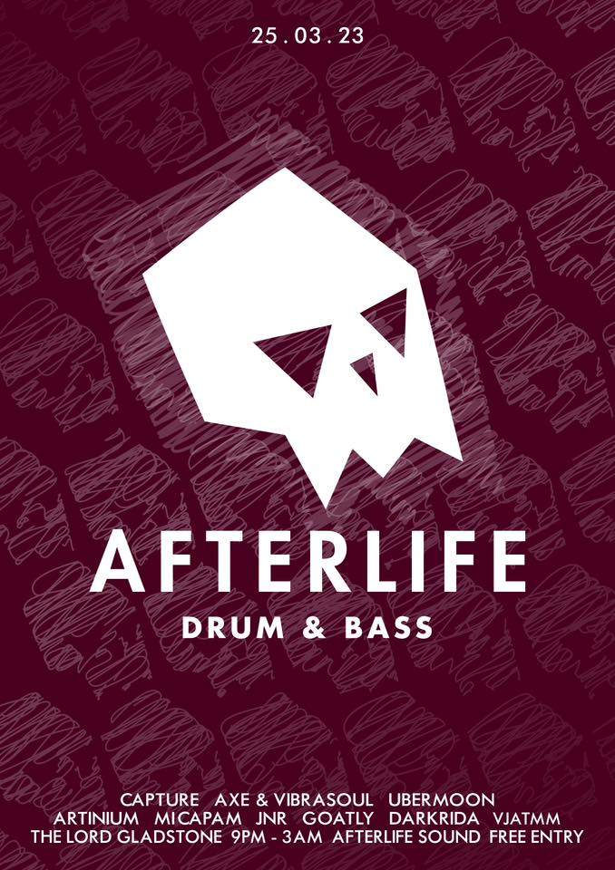 Afterlife Drum & Bass - フライヤー表