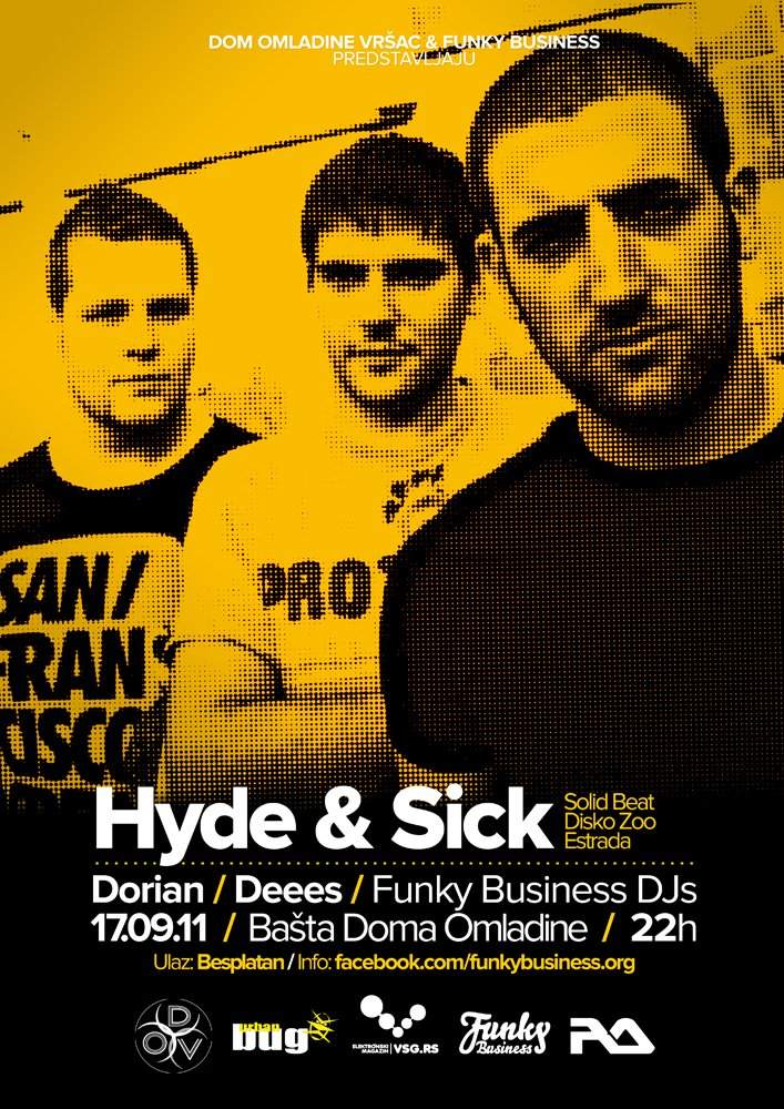 Hyde & Sick / Dani Vina 2011 / Funky Business - Página frontal
