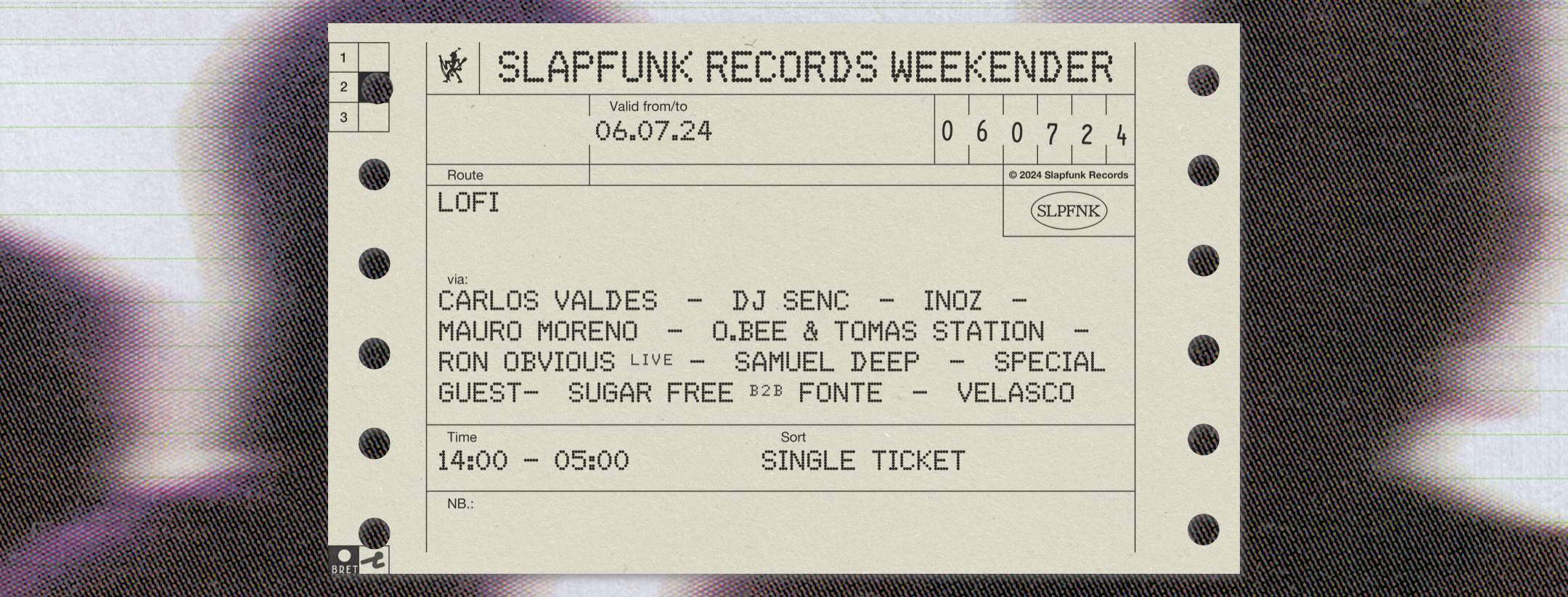 SlapFunk X Lofi - Summer Gathering #2 - フライヤー表