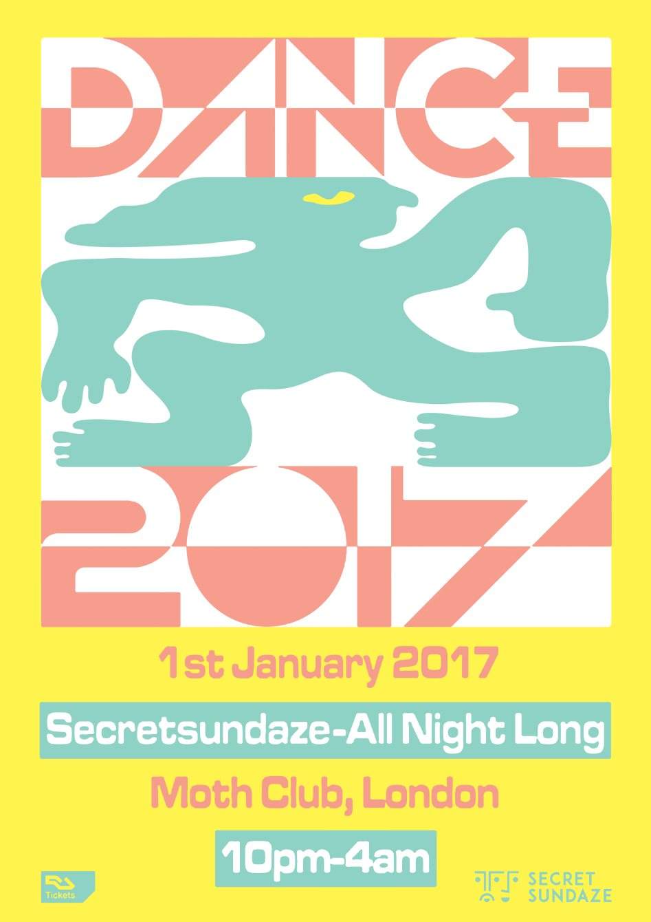 Secretsundaze presents Dance 2017 - フライヤー裏