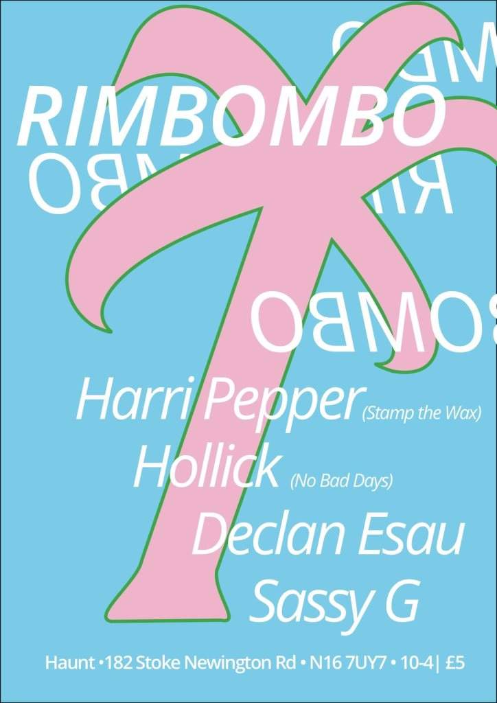 Rimbombo with Harri Pepper & Hollick - フライヤー表