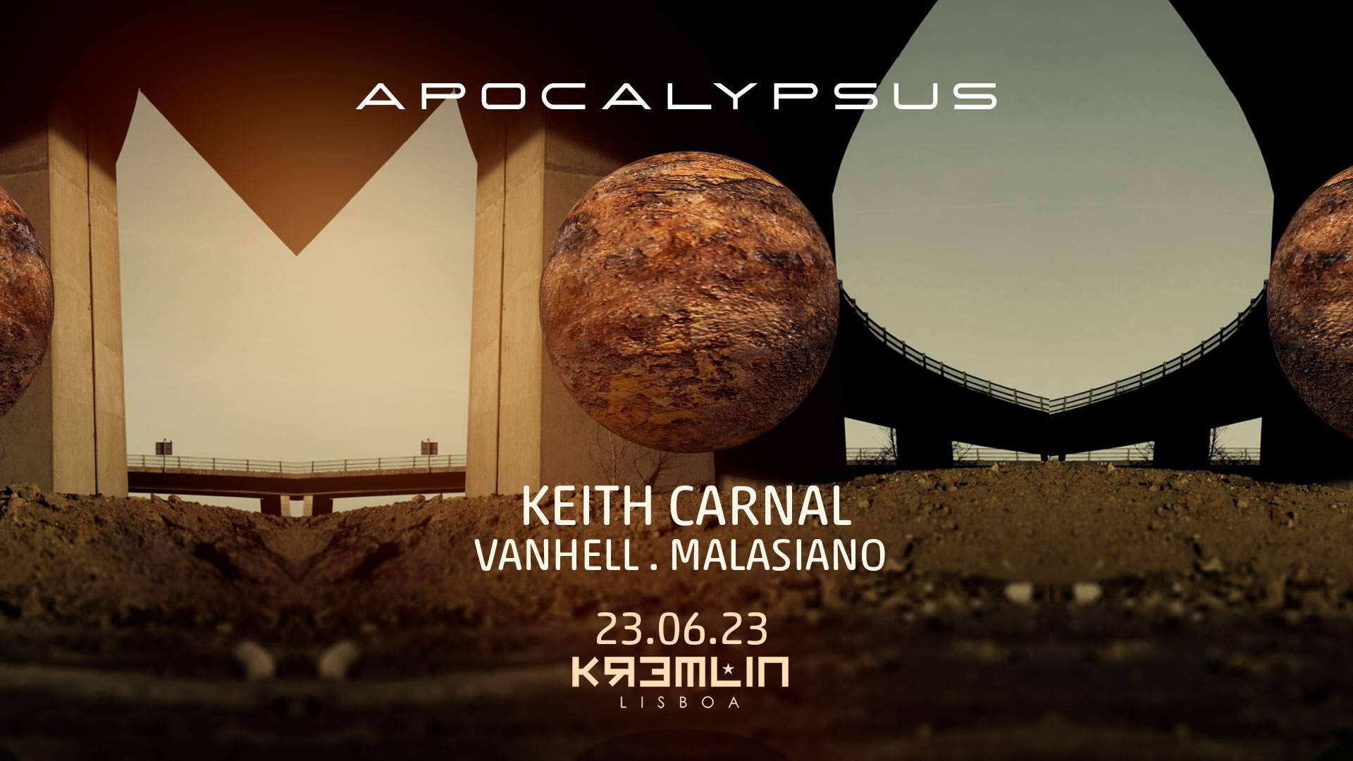 Apocalypsus: Keith Carnal, Vanhell, Malasiano - Página frontal