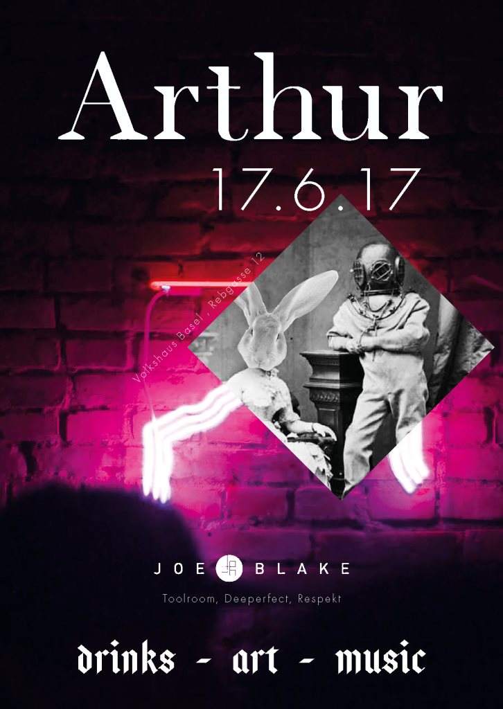 Arthur - Exhibition and After art Party - フライヤー表