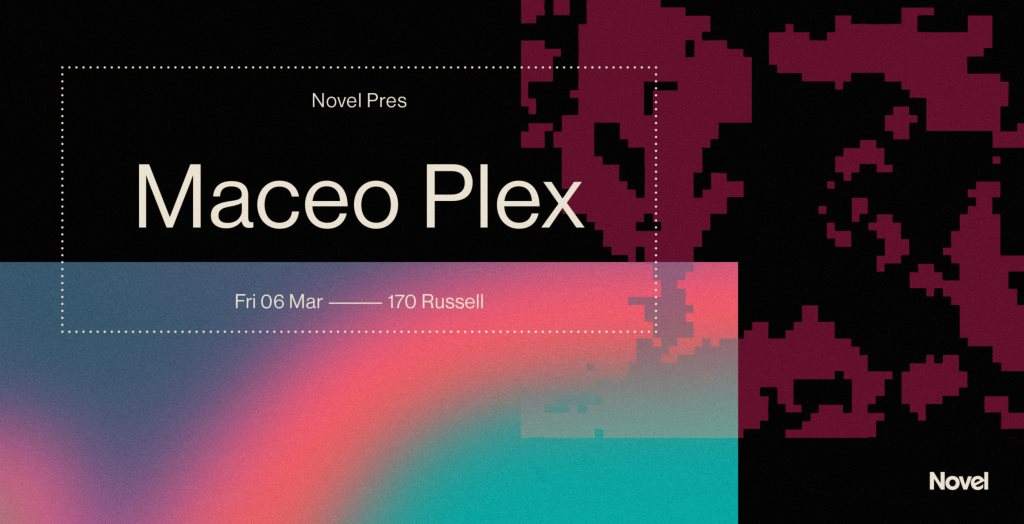 Novel presents Maceo Plex - Página frontal