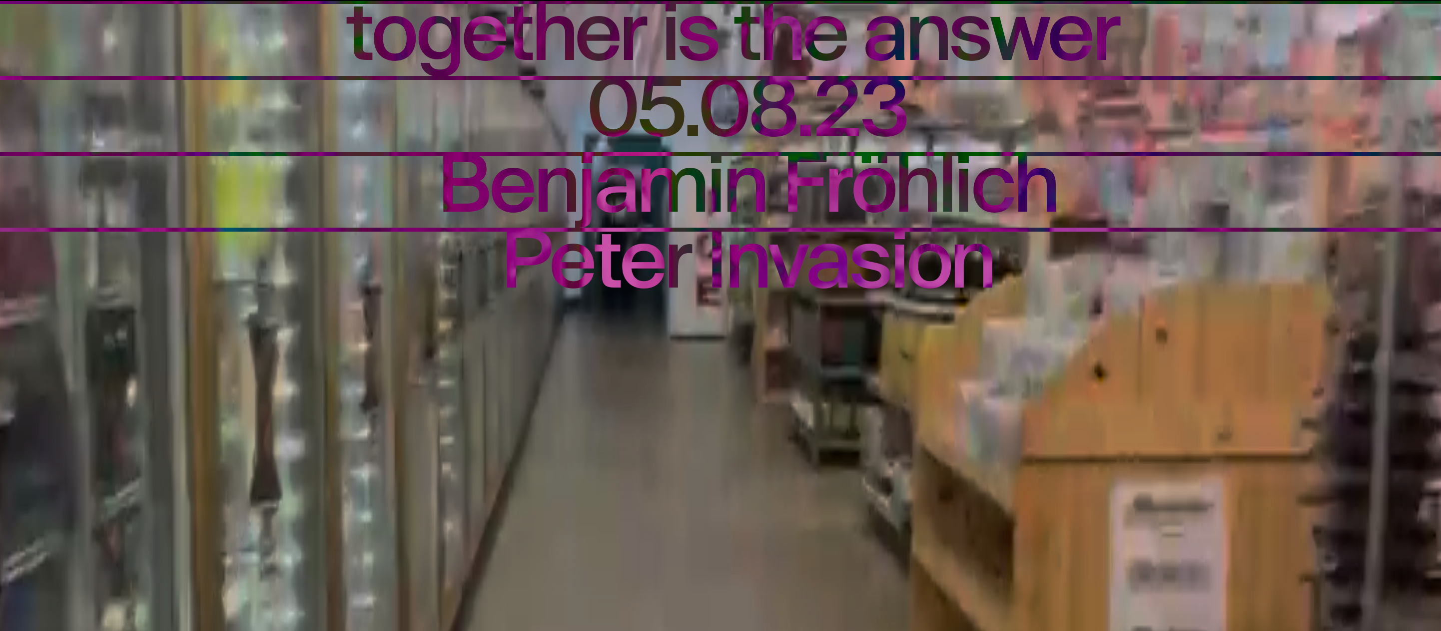 together is the answer - フライヤー表