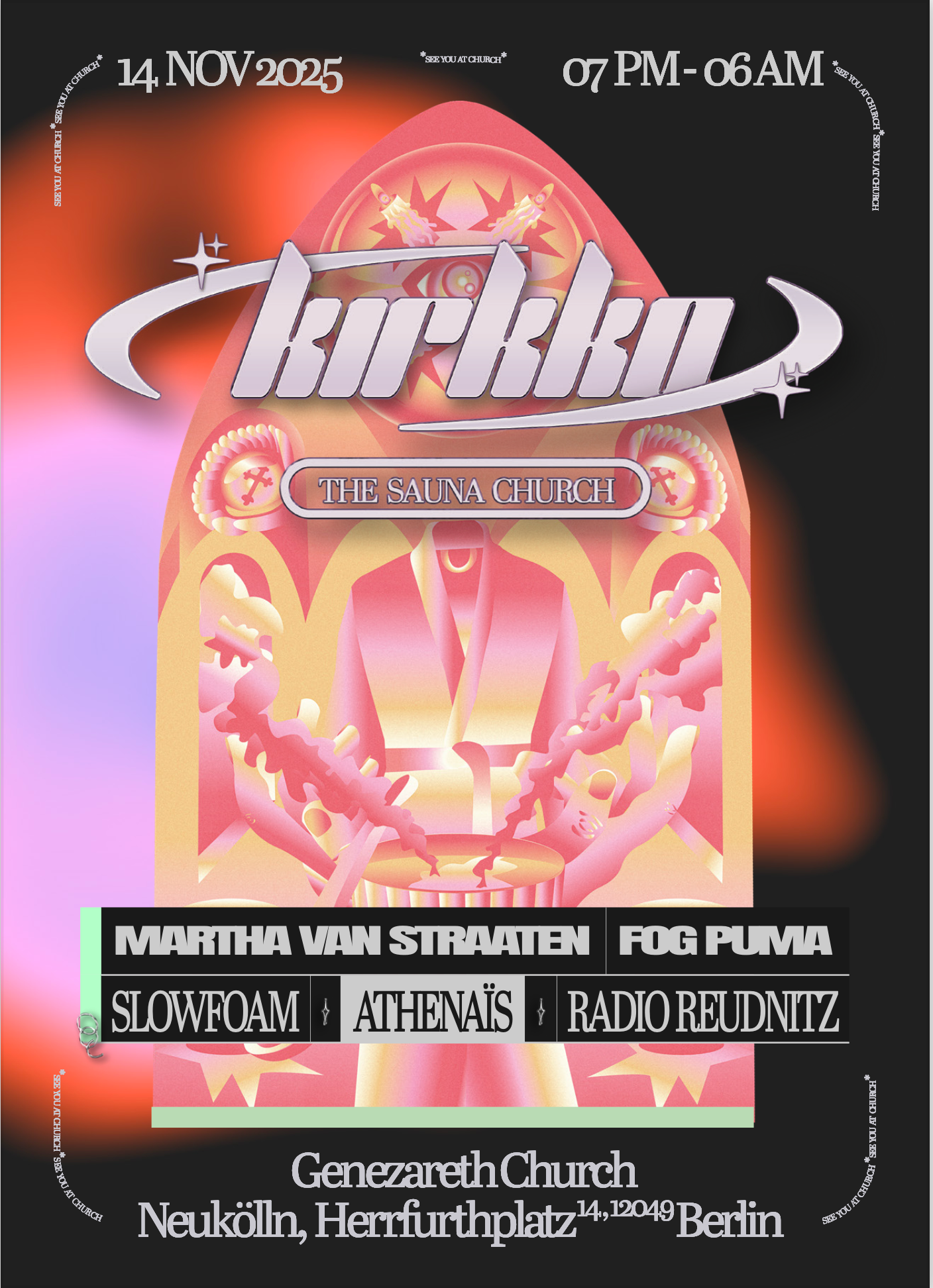 kirkko the sauna church at Genezareth-Kirche, Berlin · Tickets