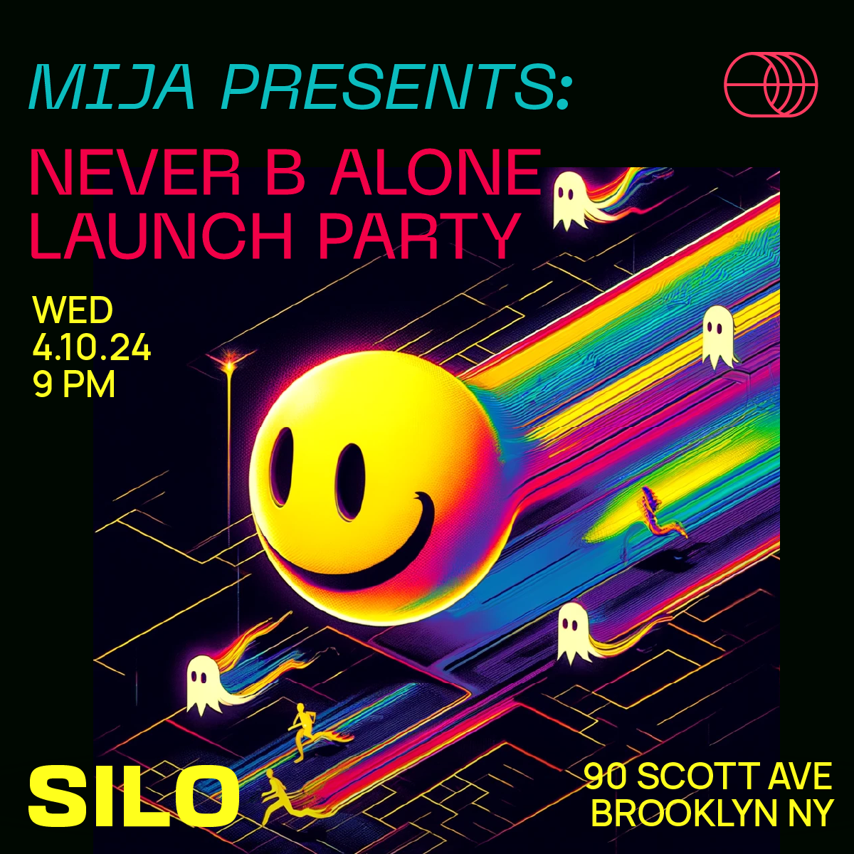 Mija presents: Never B Alone Launch Party - Página frontal