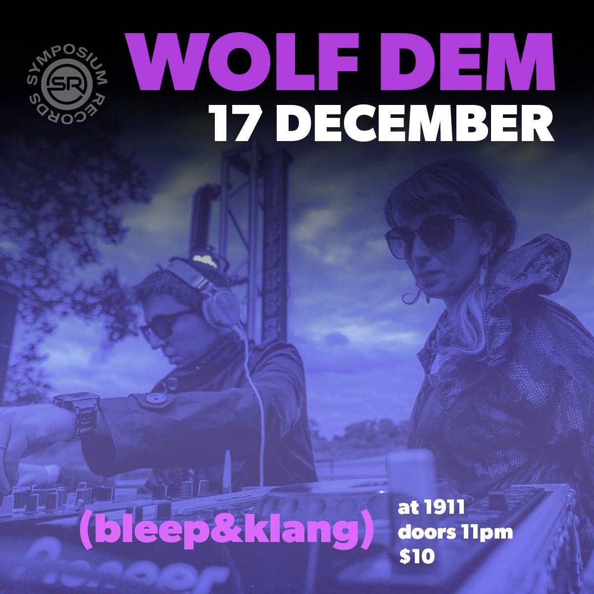 Bleep & Klang with WOLF DEM - Página frontal