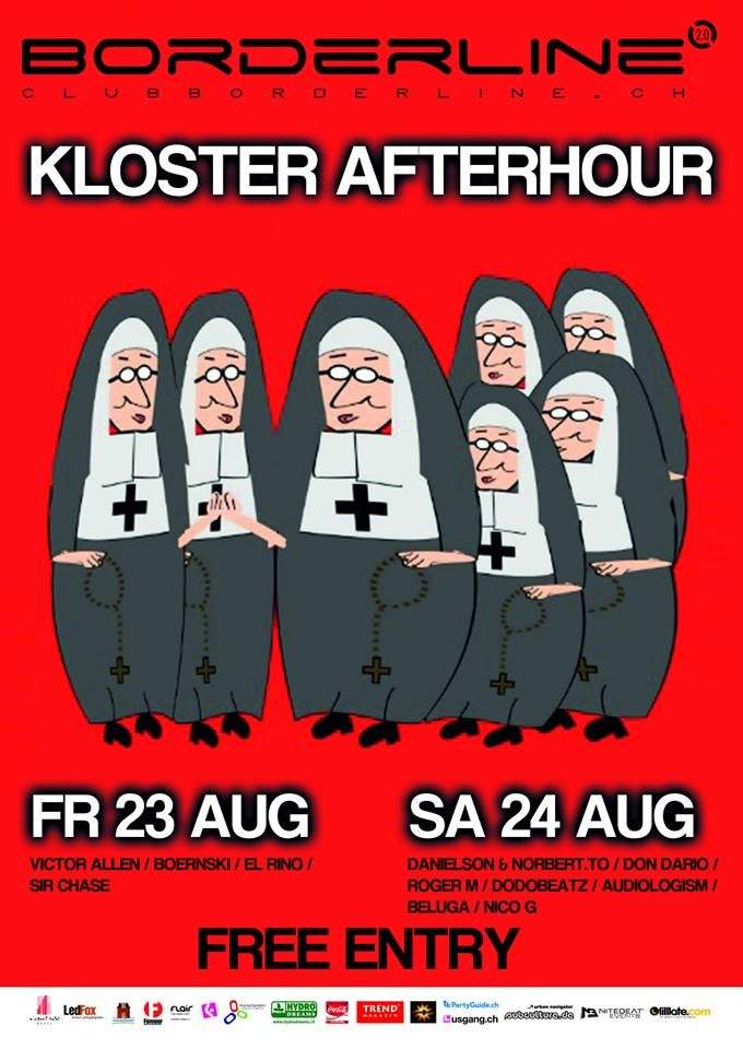Kloster Afterhour Part 2 - フライヤー表