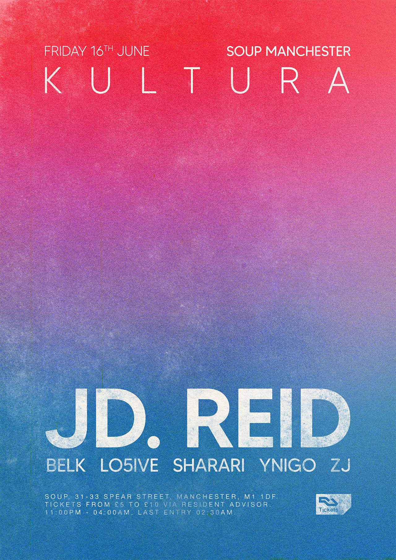 Kultura Collective with JD. REID & Sharari - Página frontal