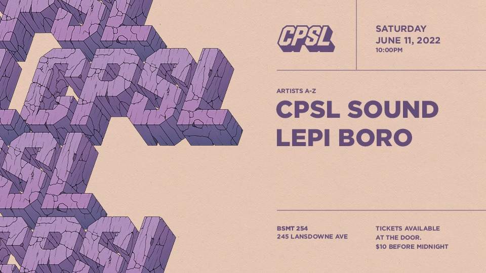 CPSL Basement Session - フライヤー表