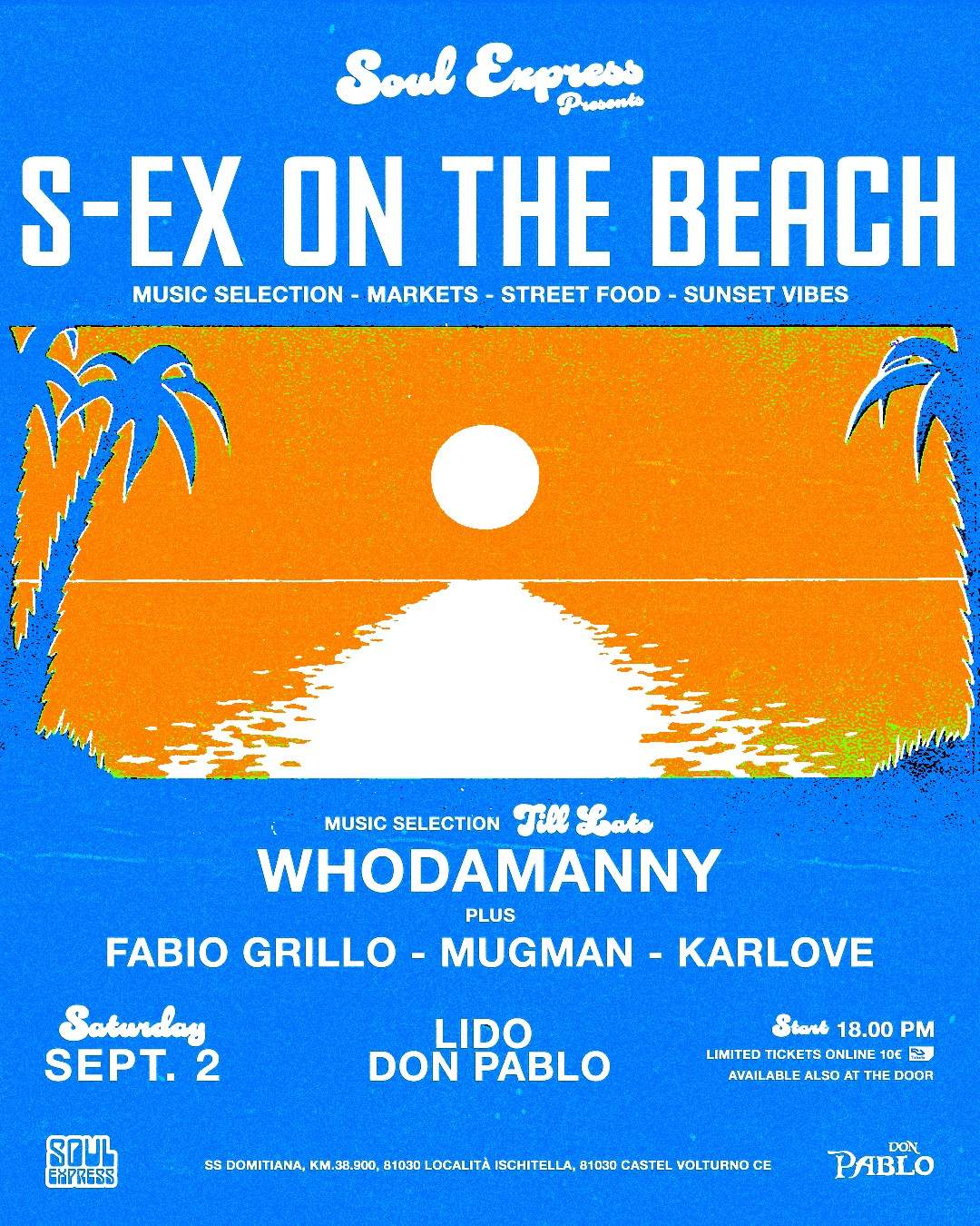 S-EX on the Beach with Whodamanny - Página frontal