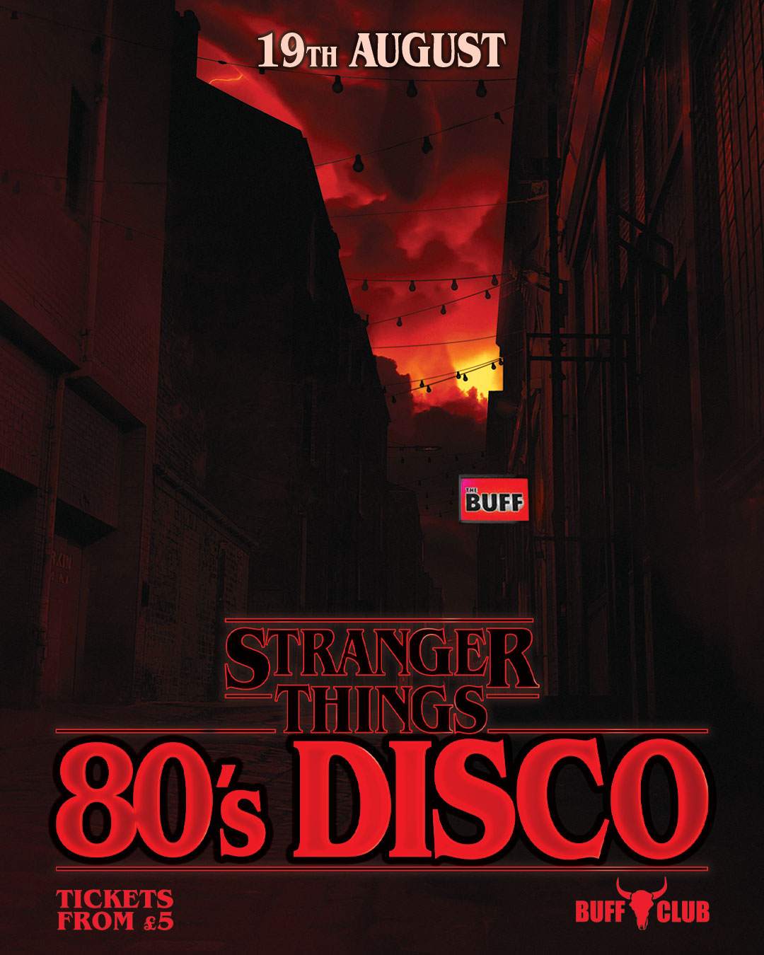 ✨🪩 STRANGER THINGS 80'S DISCO 🪩✨ - Página frontal