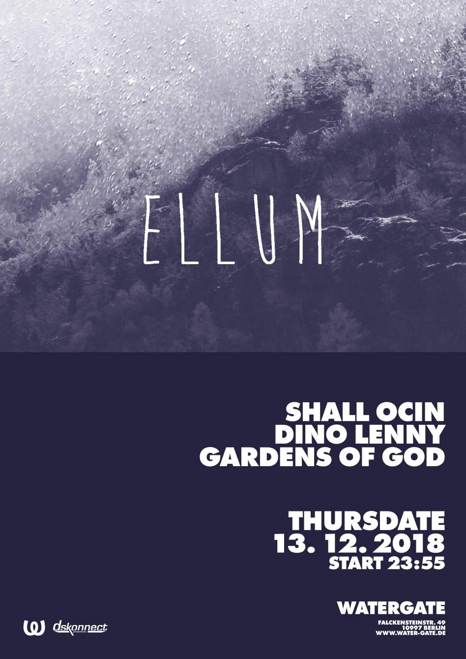 Thursdate: Ellum with Shall Ocin, Dino Lenny, Gardens of God - Página frontal