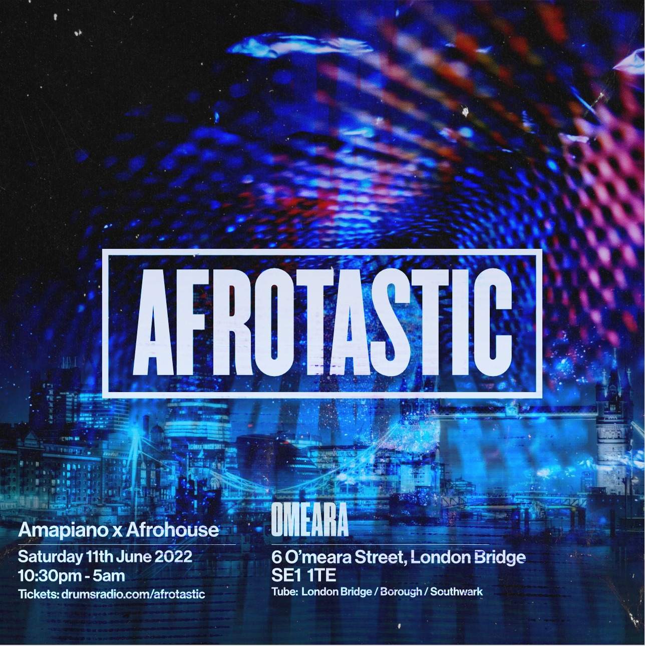 Afrotastic Amapiano Afrohouse: Argento Dust, Mr Silk - フライヤー裏