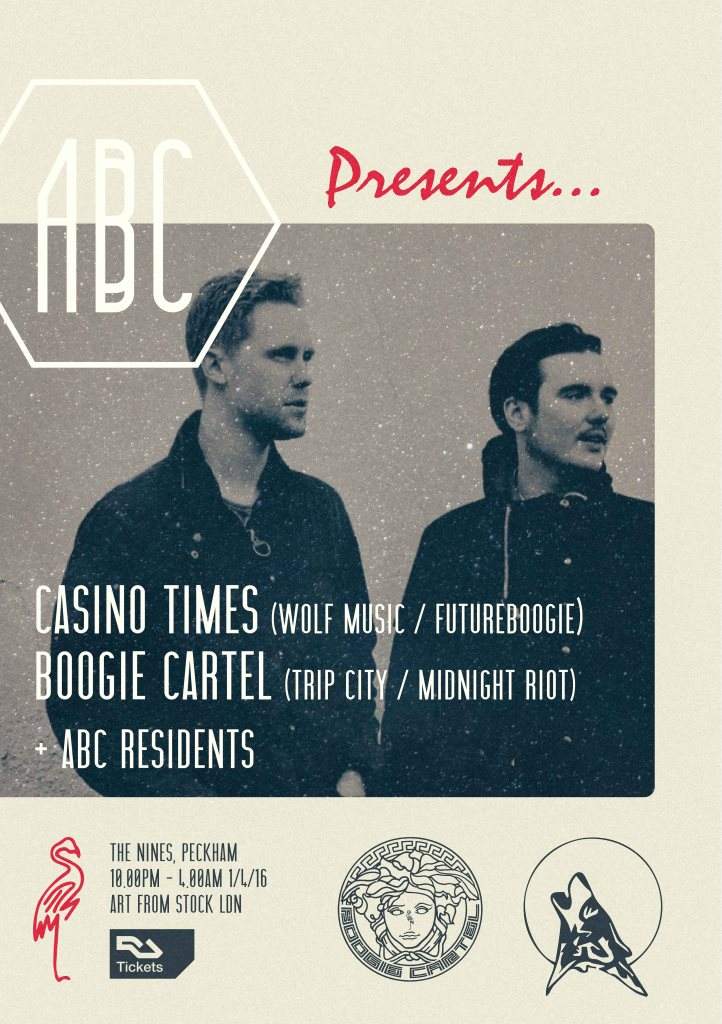 ABC presents...Casino Times and Boogie Cartel - Página frontal