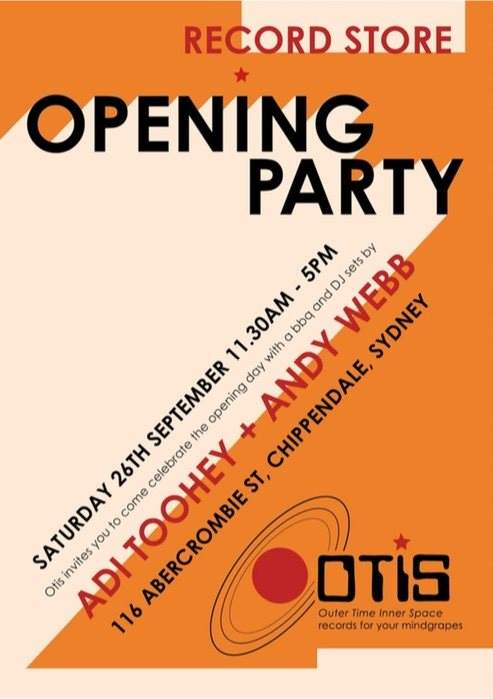 OTIS Records Opening Party - Página frontal