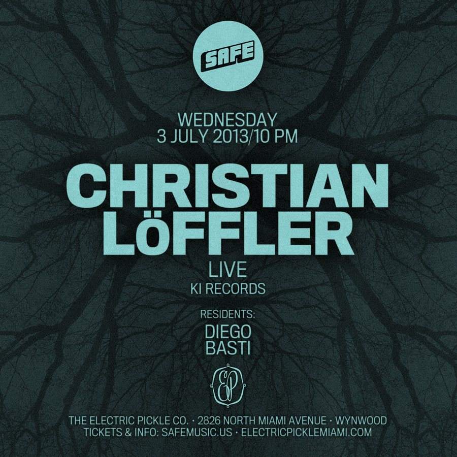 Safe presents Christian Löffler - Live - Miami Debut - Página frontal