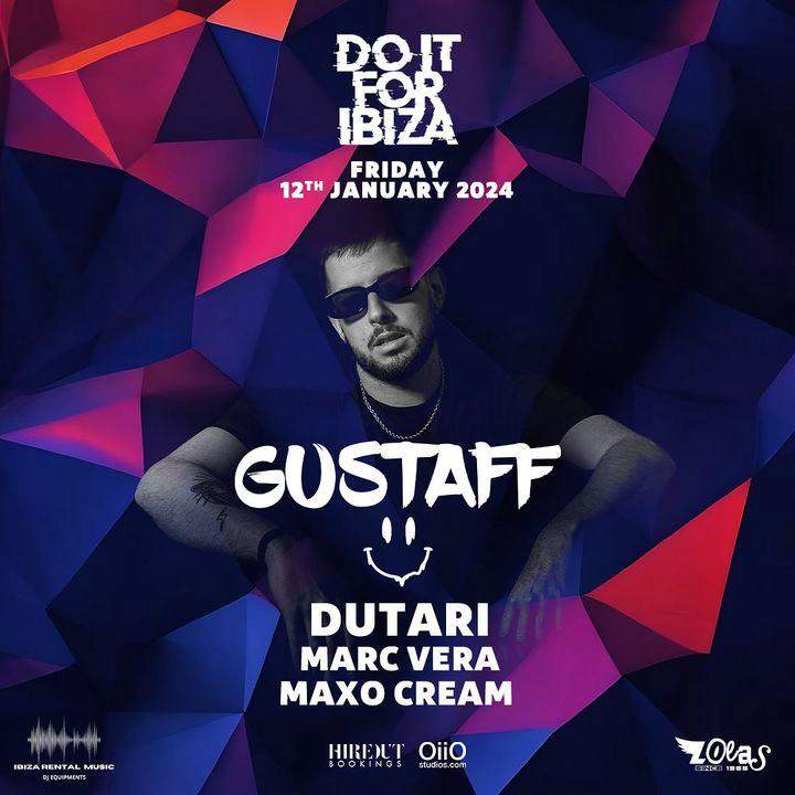 DO IT FOR IBIZA with GUSTAFF - フライヤー表