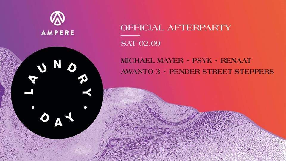 Laundry Day Official After Party I Ampere - Página frontal