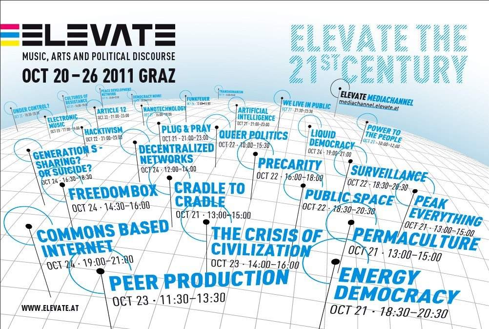 Elevate Festival - フライヤー裏