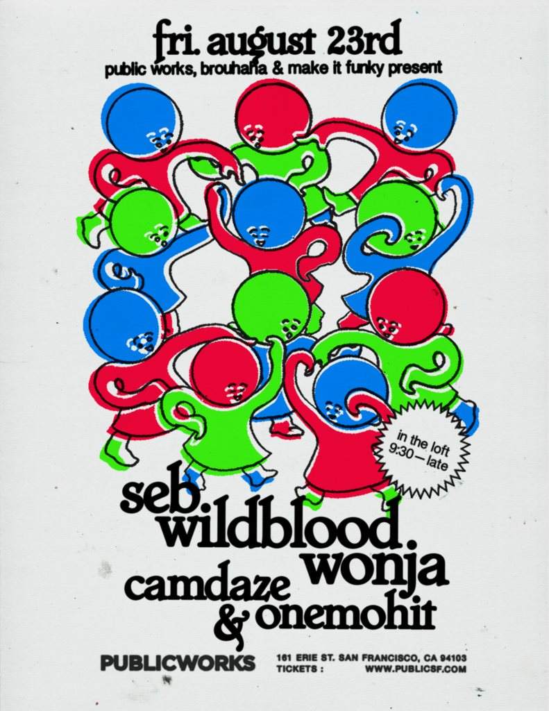 Seb Wildblood, Wonja, OneMoHit b2b CamDaze - Página trasera
