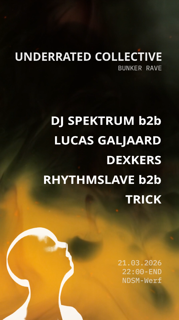 Underrated Collective - Bunker Rave at Ndsm, Amsterdam