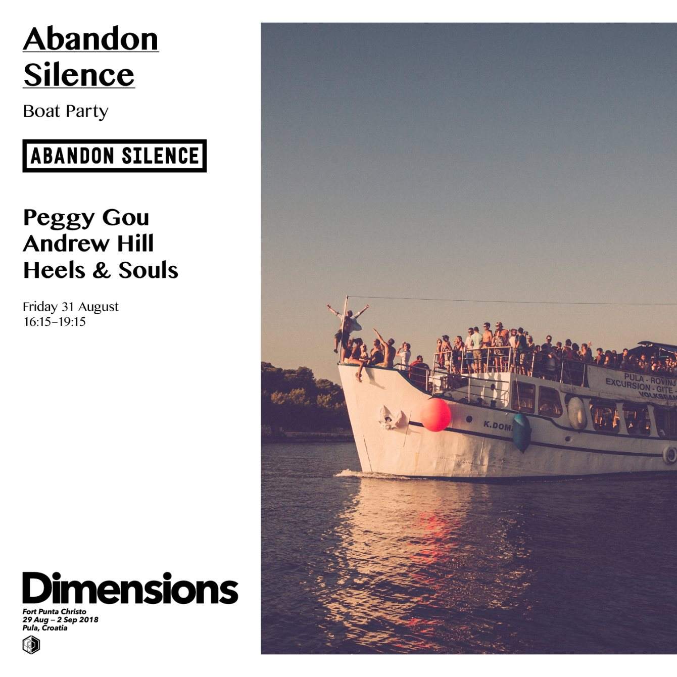 Abandon Silence : Peggy Gou, Andrew Hill, Heels and Souls - Página frontal