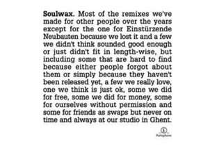 Most of the Soulwax remixes image