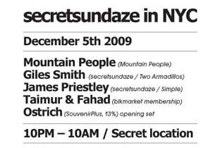 secretsundaze hit NYC image