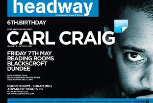 Carl Craig makes Headway in Scotland image