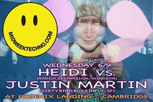 Heidi and Justin Martin go head to head for Midweek Techno image