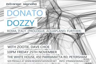 Donato Dozzy adds Sydney date image