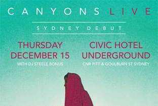 Canyons to make live debut in Sydney image
