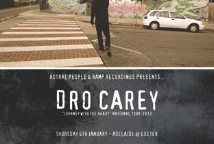 Dro Carey announces first Australian tour image
