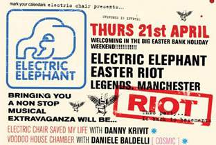 Danny Krivit announced for Electric Elephant launch image