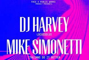DJ Harvey plays for Face image