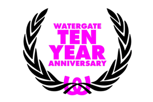 Watergate plots 10th anniversary parties image