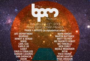 First names announced for 2013 BPM Festival image