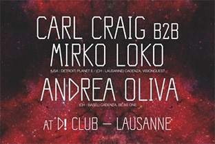 Carl Craig and Mirko Loko go back-to-back in Lausanne image