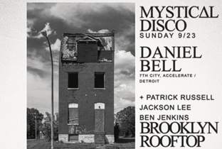 Daniel Bell DJs a rooftop in Brooklyn image
