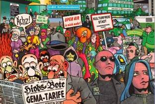 Anti-GEMA demonstrations sweep Germany image