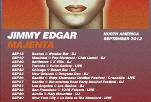 Jimmy Edgar plots North American tour image