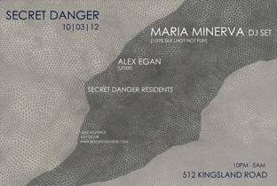 Maria Minerva DJs for Secret Danger in London image