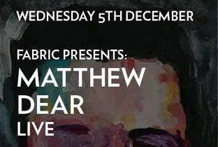 Matthew Dear and his band play fabric image